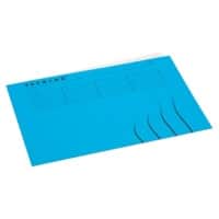 Jalema Dossiermappen Secolor Folio Blauw Karton Gelijkzijdig 35 x 23 cm