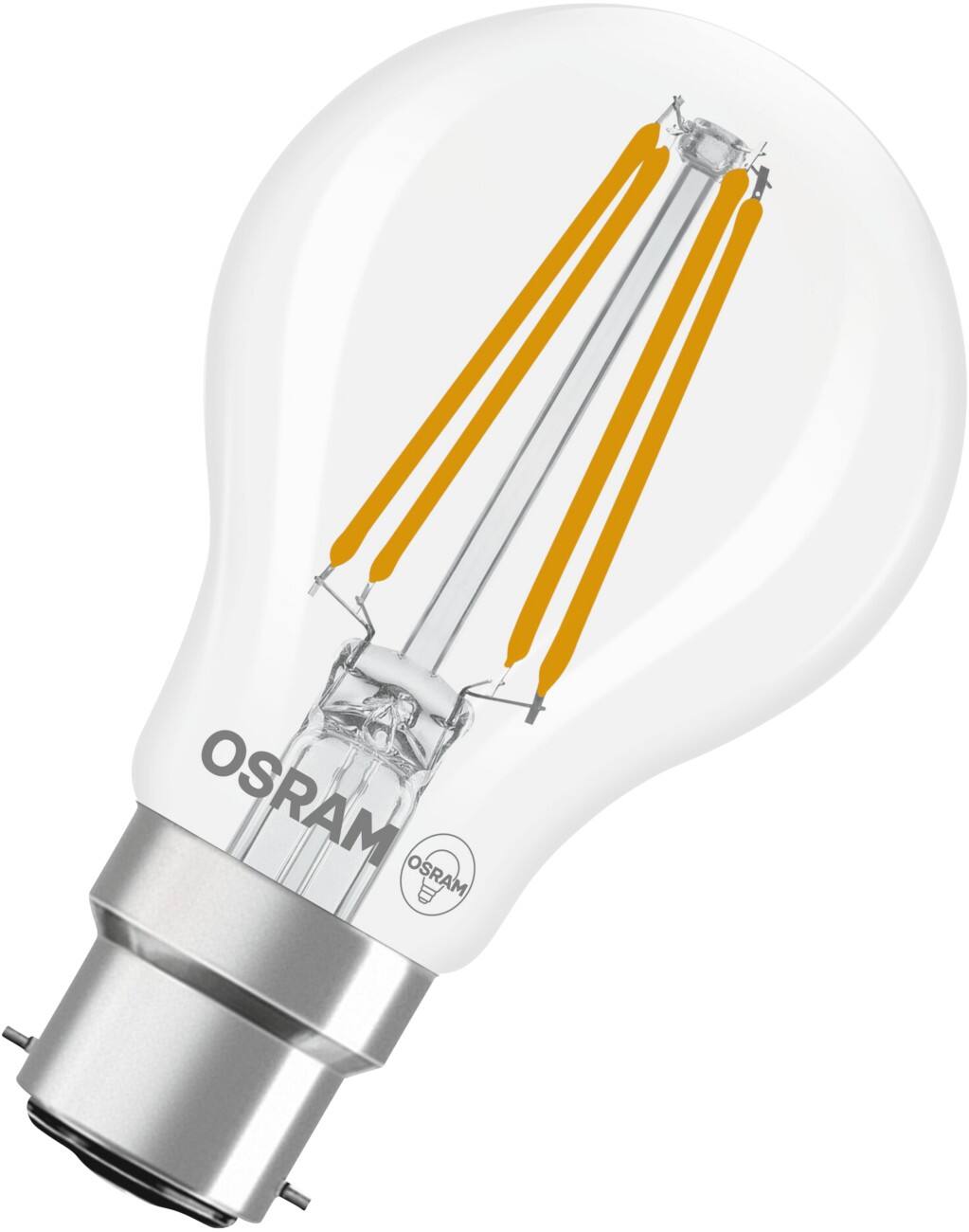 Osram Lamp Transparant B22d 5,9 W Warm Wit