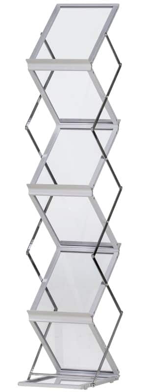 SHOWDOWN Folderrek Zilver BHZZA 280 (B) x 350 (D) x 1.430 (H) mm