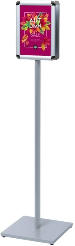 SHOWDOWN Posterstandaard Displaystandaard A4 Aluminium, staal Zilver CAPOA4R25D