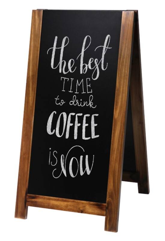 SHOWDOWN Stoepbord Hout Zwart Weerbestendig ZPCHBLX59x116