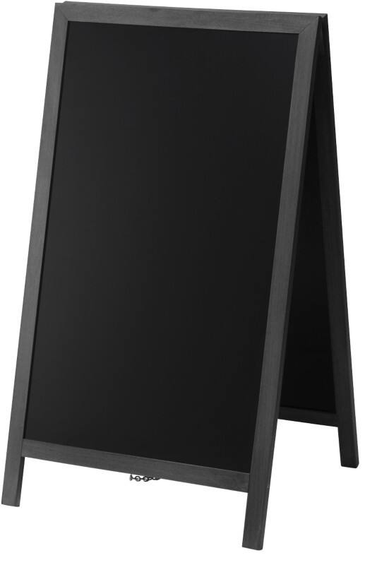 SHOWDOWN Stoepbord Hout Zwart ZPCHBBL68x120