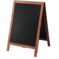 SHOWDOWN Stoepbord Hout 55 x85 Lichtbruin