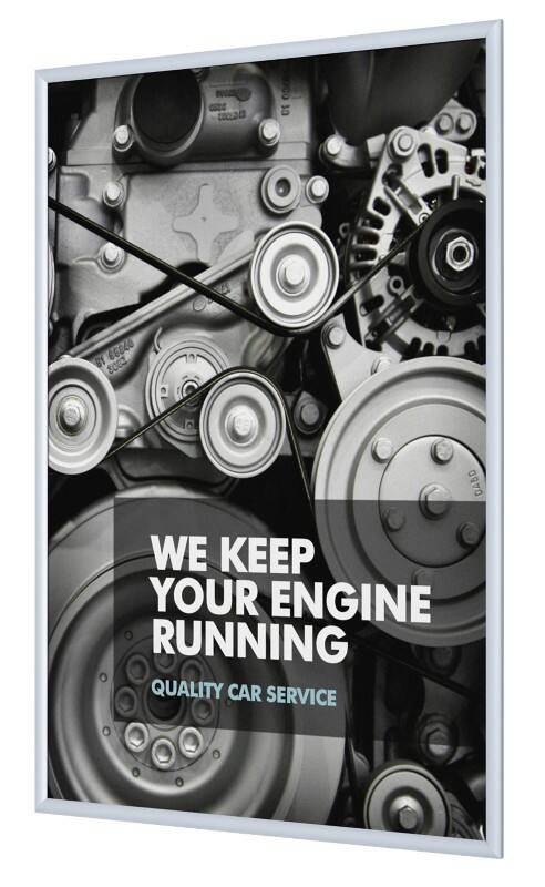 SHOWDOWN B1 Fireproof A1 Kliklijst Hangend Zilver KRA1G25B1 62,5 (B) x 1,1 (D) x 87,2 (H) cm KRA1G25B1