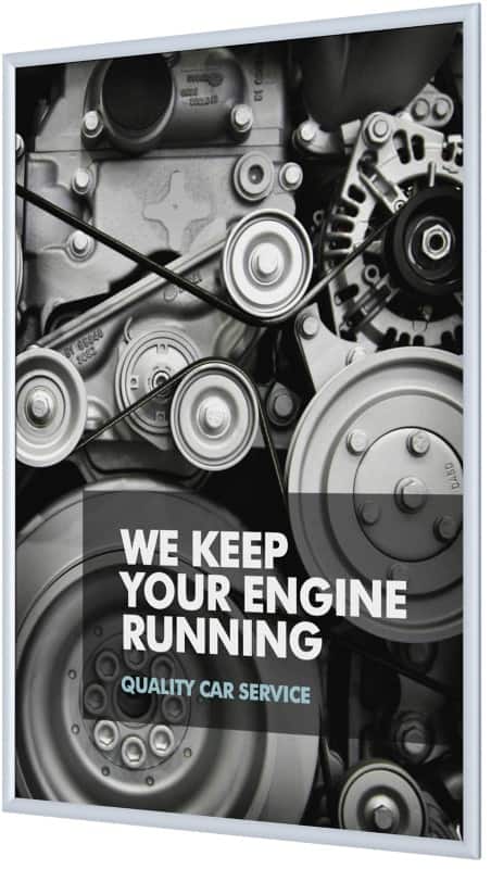 SHOWDOWN B1 Fireproof A3 Kliklijst Hangend Zilver KRA3G25B1 32,8 (B) x 1,1 (D) x 45,1 (H) cm KRA3G25B1