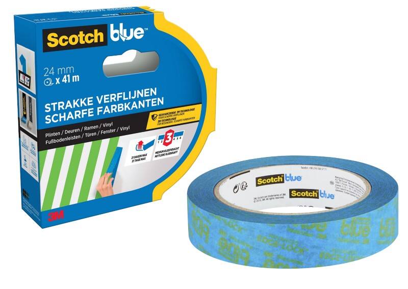 Scotch Afplaktape Blauw 24 mm (B) x 41 m (L)