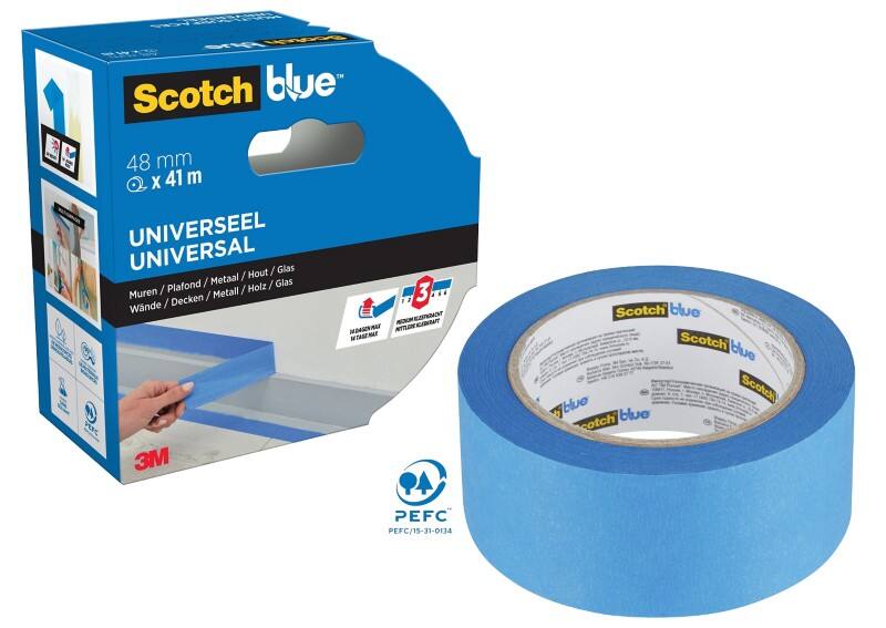 Scotch Afplaktape Blauw 48 mm (B) x 41 m (L)