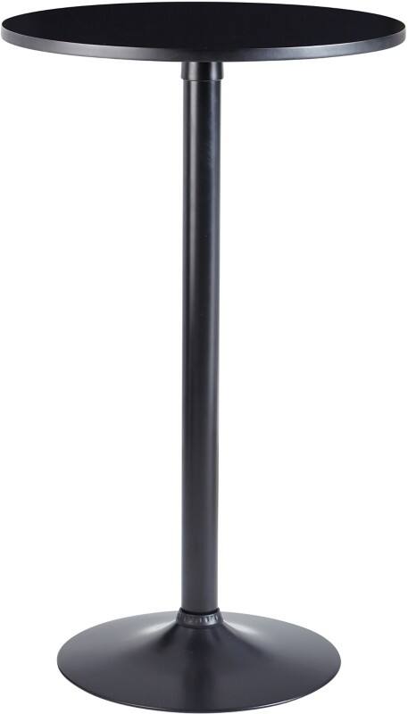 WOHNLING Bar Tafel WL6.192 Zwart Metaal 60 x 100 cm