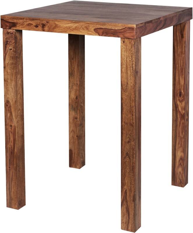 WOHNLING Bar Tafel WL1.324 Bruin Massief Hout 80 x 80 x 110 cm
