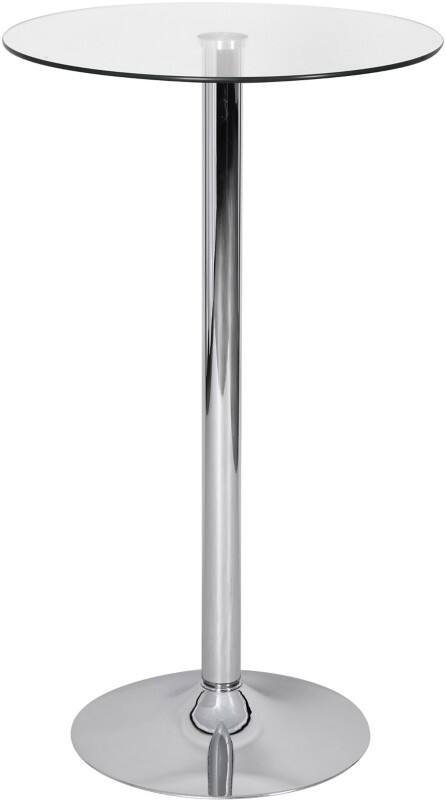 AMSTYLE Bar Tafel SPM3.054 Zilver 60 x 60 x 105 cm