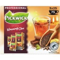 Pickwick Professional Spices Zwarte thee Theezakjes Warming Chai 25 stuks à 1,5 g