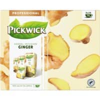 Pickwick Professional Herbal Infusion Thee Theezakjes Gember 25 stuks à 1,5 g