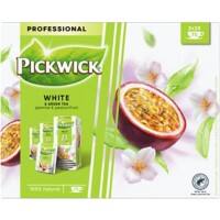 Pickwick Professional Witte en groene thee Theezakjes Jasmijn en Passievrucht 25 stuks à 1,5 g