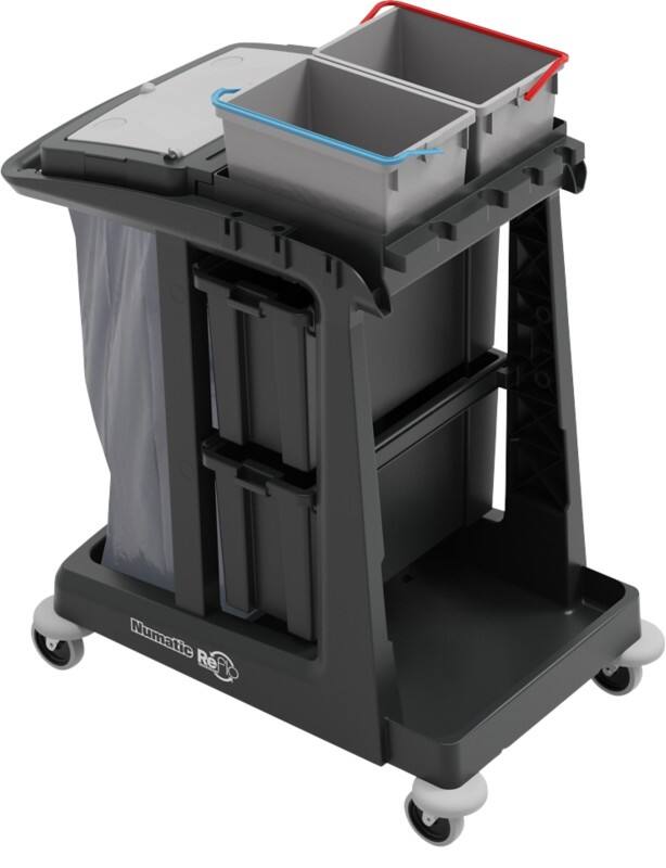 Numatic ReFlo ECO-Matic E M2 Schoonmaakwagen met 2 x 10 L emmers