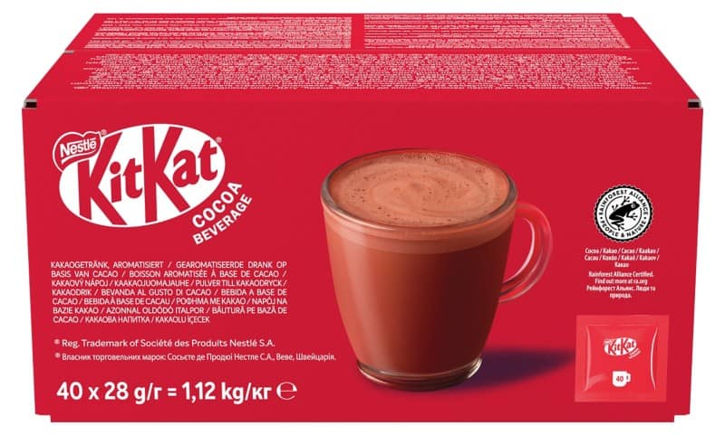 Nestle KitKat Cacao Beverage Instant Warme chocolade Zakjes 40 Stuks à 28 g