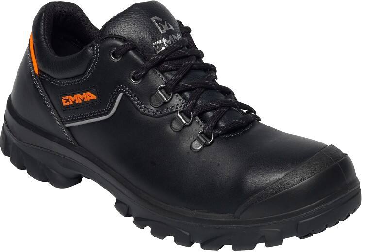 EMMA Leo Veiligheidsschoenen Leer Textuur Zwart 44