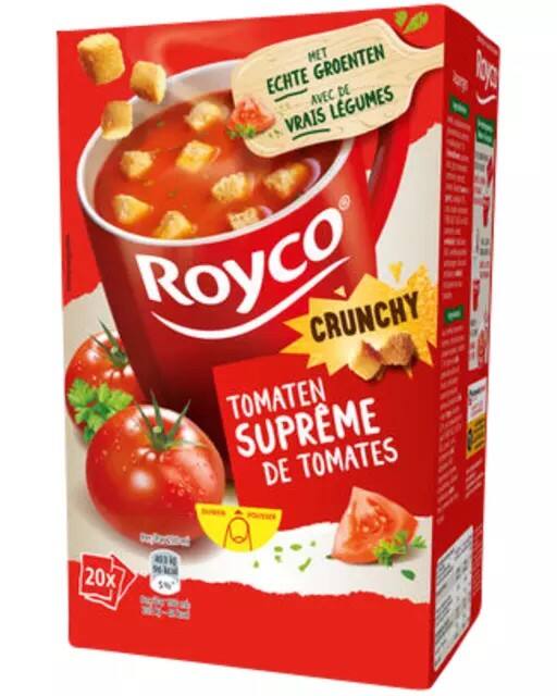 Royco Crunchy Instantsoep Tomaat 20 Stuks à 30 g