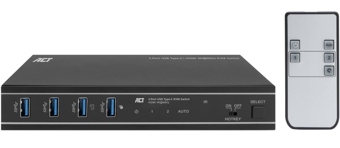 ACT Universele beveiligde KVM-switch