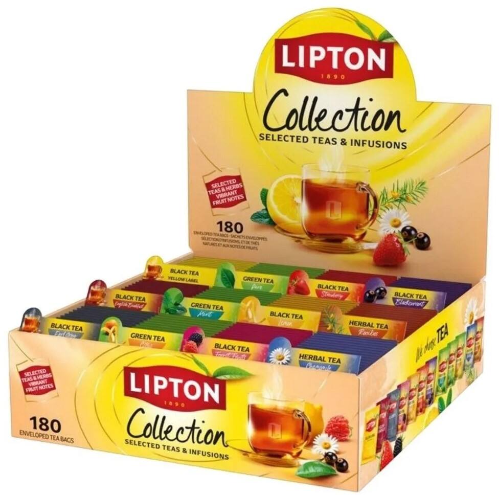 Lipton Variety Pack Thee Zakjes Assortiment 180 Stuks