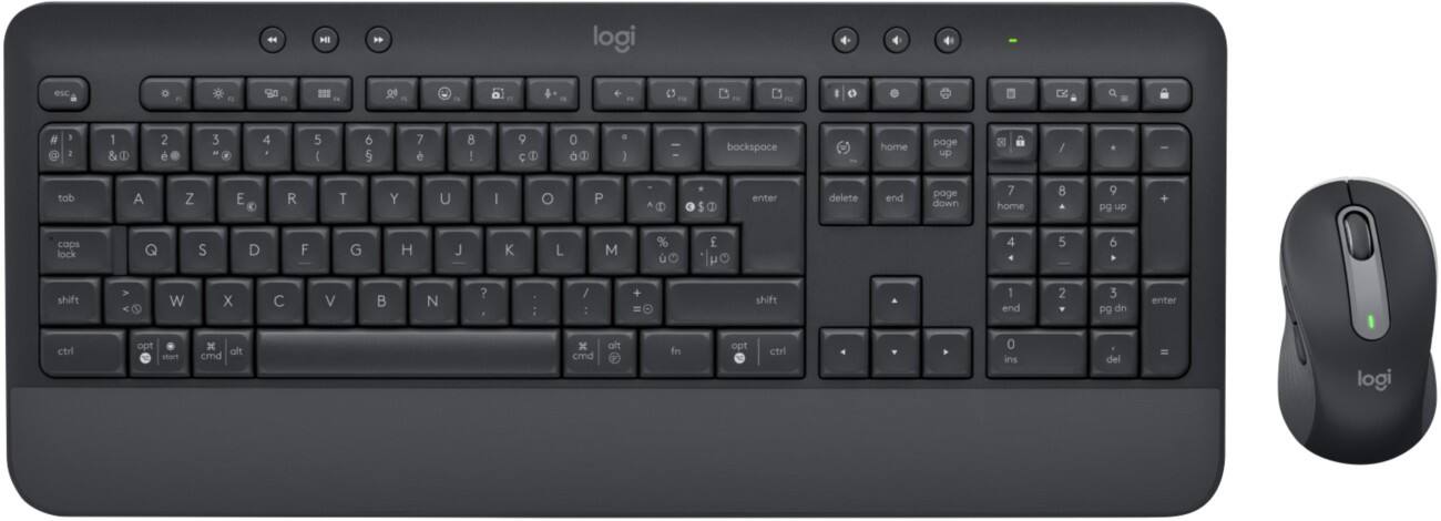 Logitech Signature MK950 Draadloos Toetsenbord en muis Grafiet 920-011001