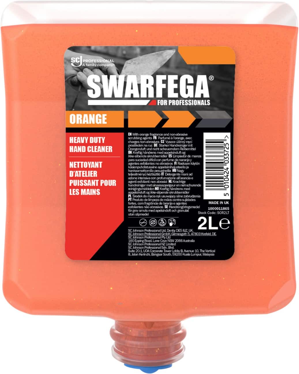 Swarfega Handreiniger Oranje SOR2LT 2 L