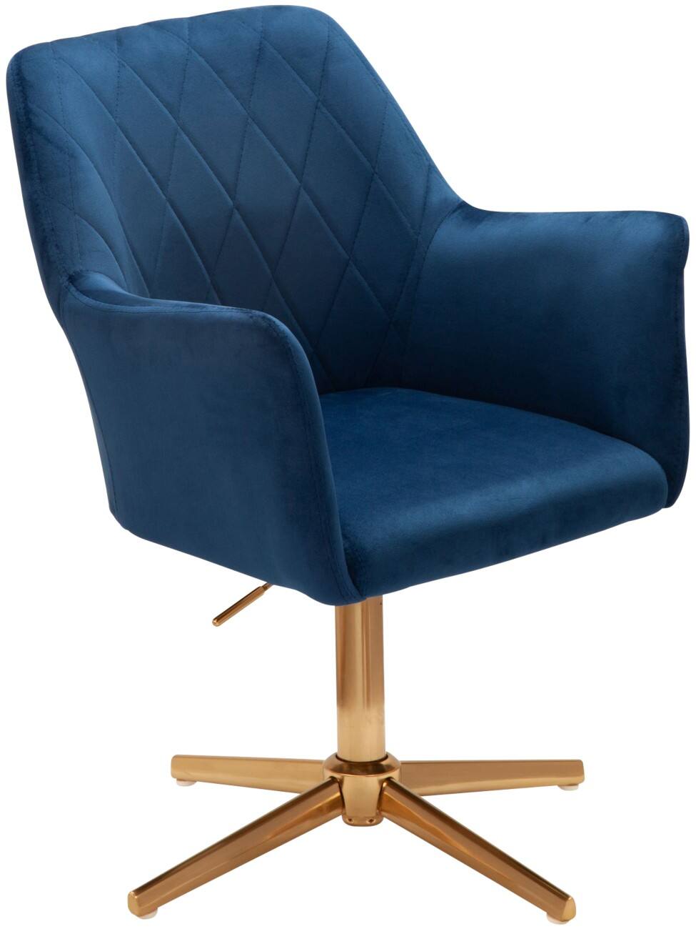 WOHNLING Draaistoel Niet afsluitbaar 550 x 550 x 970 mm Blauw