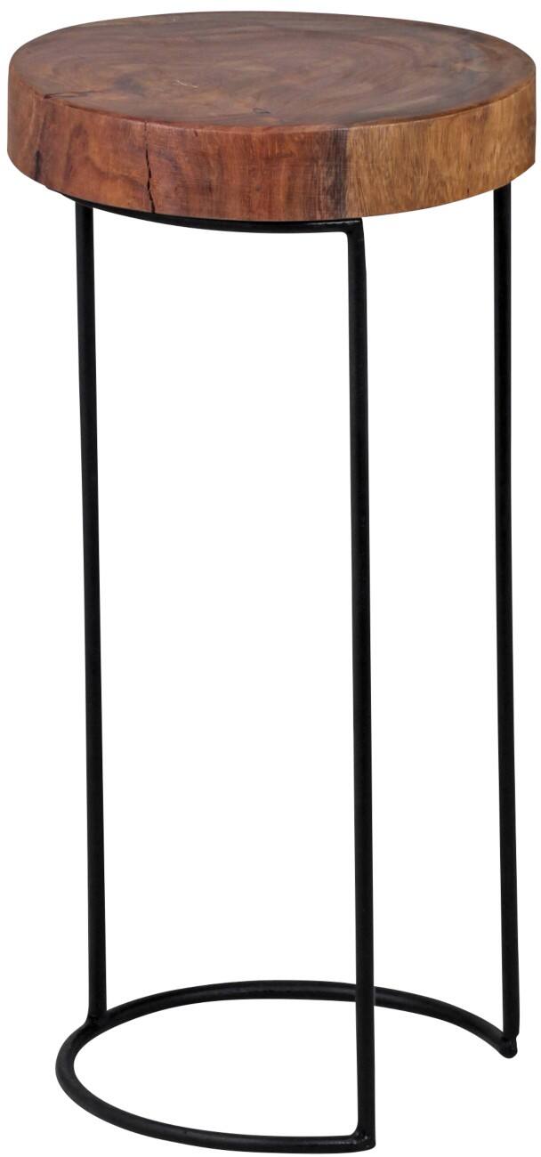 WOHNLING Bijzettafel Bruin 280 x 280 x 550 mm