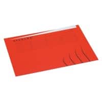 Jalema Dossiermappen Secolor A4 Rood Karton Ongelijkzijdig 31 x 22 cm