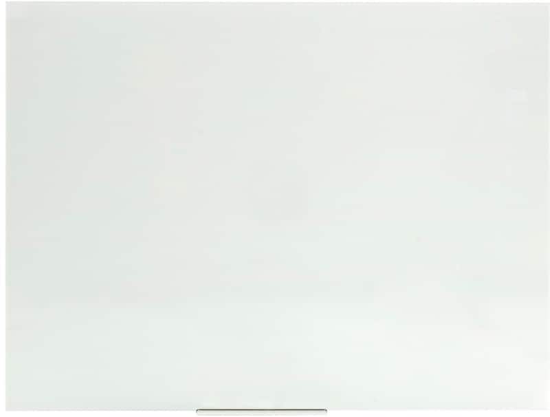 Glasbord Wandmontage Magnetisch Enkel 90 (B) x 60 (H) cm Wit