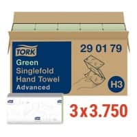Tork Advanced Papieren handdoek Groen Papier 45 Stuks à 250 Vellen
