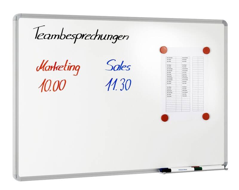 Ultradex Whiteboard Magnetisch Email Eenzijdig 150 (B) x 100 (H) cm
