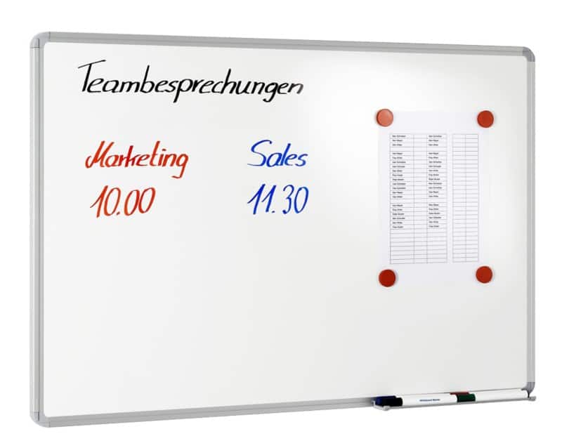 Ultradex Whiteboard Magnetisch Email Eenzijdig 200 (B) x 120 (H) cm