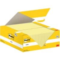 Post-it Zelfklevende memoblaadjes Kanariegeel 38 x 51 mm 24 Blokken à 100 Vellen Value Pack 18+6 Gratis