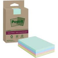 Post-it Super Sticky Notes Kleurenassortiment 102 x 152 mm 4 Blokken à 45 Vellen