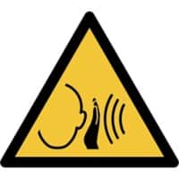 Djois Veiligheidsbord Waarschuwing: plots hard geluid Klevend, schroeven PP (Polypropeen) 30 (B) x 0,14 (H) cm