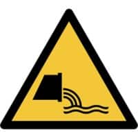 Djois Veiligheidsbord Waarschuwing: rioolwaterafvoer Klevend, schroeven PP (Polypropeen) 20 x 0,14 cm 3 Stuks