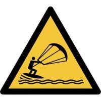 Djois Veiligheidsbord Waarschuwing: kitesurfers Klevend, schroeven PP (Polypropeen) 15 (B) x 0,14 (H) cm