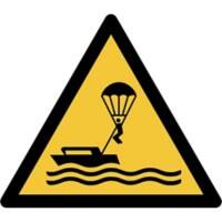 Djois Veiligheidsbord Waarschuwing: parasailing Klevend, schroeven PP (Polypropeen) 15 x 0,14 cm 3 Stuks