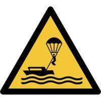 Djois Veiligheidsbord Waarschuwing: parasailing Klevend, schroeven PP (Polypropeen) 20 (B) x 0,14 (H) cm