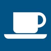 Djois Veiligheidsbord Pictogram Koffie corner Klevend, schroeven PP (Polypropeen) 15 x 0,14 cm 3 Stuks