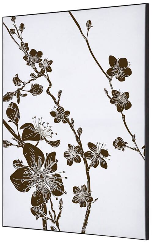 SHOWDOWN Japanese Blossom Textielen Wanddecoratie Multikleur Aluminium