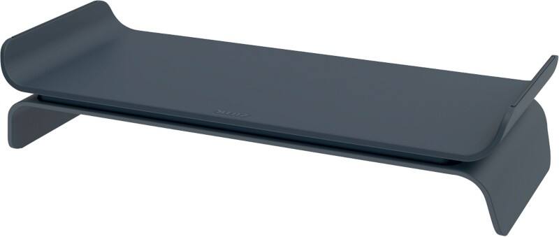 Leitz Ergo Monitorstandaard 6504 hoogteverstelbaar tot 27 inch 483 x 209 x 112 mm donkergrijs