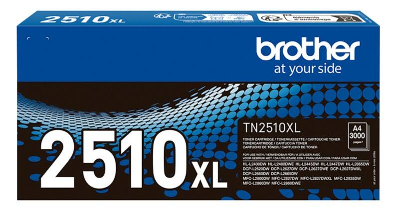 Brother 2510XL Origineel Tonercartridge Zwart