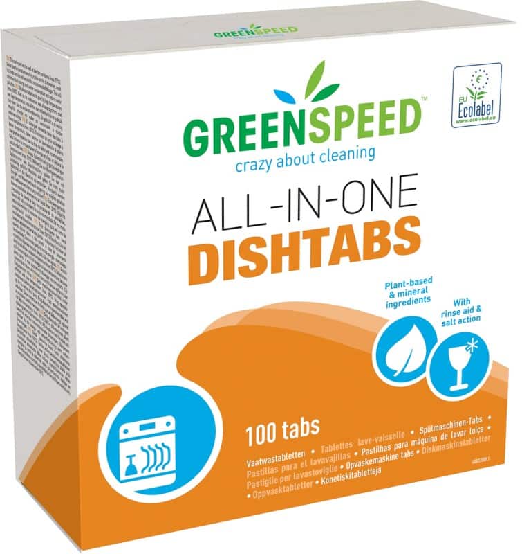 GREENSPEED Vaatwastabletten Tabs 100 Stuks