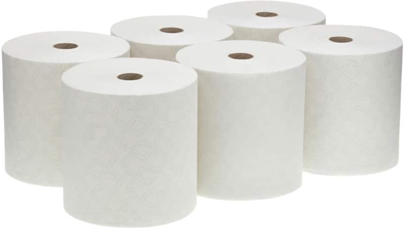 Scott Extra Strong Papieren handdoeken Wit 1-laags 6686 6 Stuks à 304 m