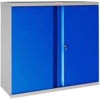 Phoenix SCL Series Draaideurkast Staal 1 Legborden 915 x 370 x 830 mm Blauw, grijs