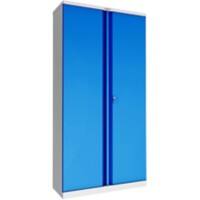 Phoenix SCL Series Draaideurkast Staal 4 Legborden 915 x 370 x 1.830 mm Blauw, grijs