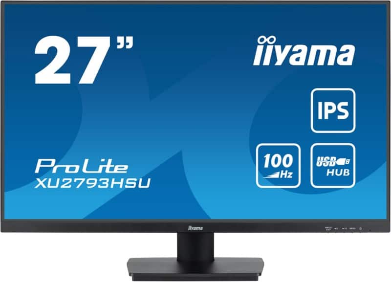 iiyama ProLite 68,6 cm (27") IPS Monitor XU2793HSU-B6 Zwart
