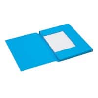 Jalema Dossiermap 3 flap A4 Blauw Karton 3 kleppen 31 x 23 cm