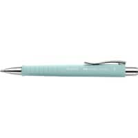 Faber-Castell Poly Ball Classic Met drukknop Balpen Blauw 0,6 mm Extra breed Navulbaar